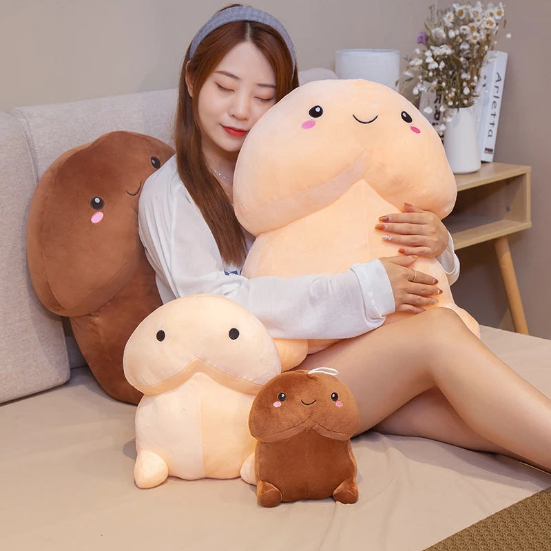 2Sizes the Newest Pillow Cute Fun Unique Plush Toys for Girlfriend Ding Ding Stuffed Dolls Kids Birthyday Gifts Sofa Decor Home